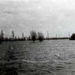 Polder overstroomd, 1944