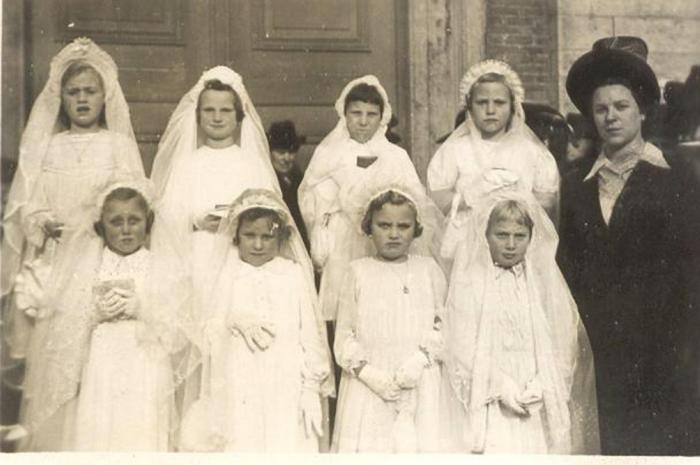 Plechtige communie in 1950