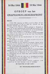 Oproep Onafhankelijkheidsfront, 10 mei 1944