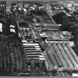 Helikopterzicht fabriek