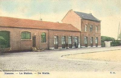 Spoorlijn 56 Sint-Niklaas-West - Dendermonde, station Hamme