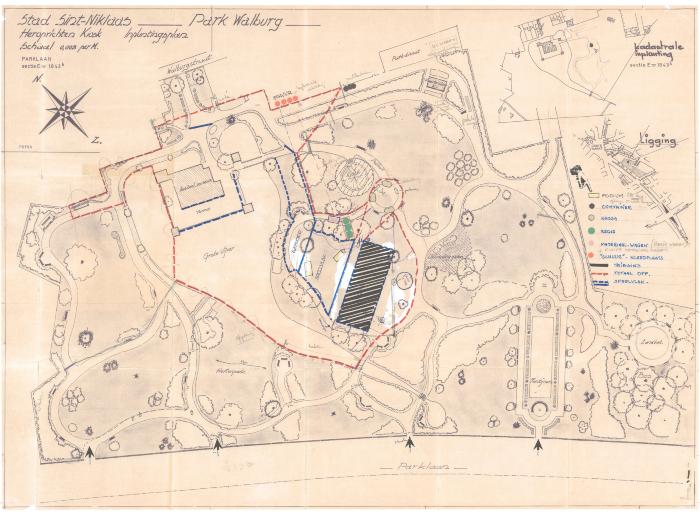 Reynaertspel 1985, technisch plan stadspark