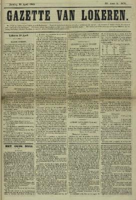 Gazette van Lokeren 30/04/1865