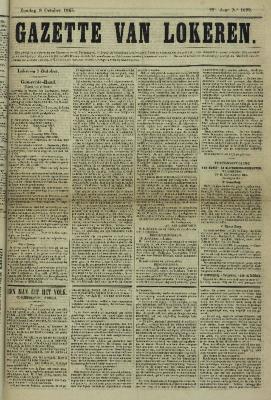 Gazette van Lokeren 08/10/1865