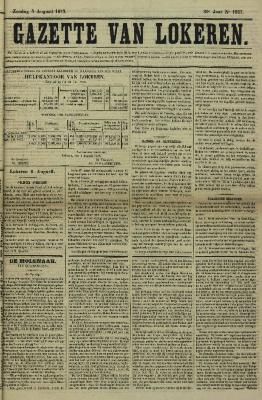 Gazette van Lokeren 03/08/1873