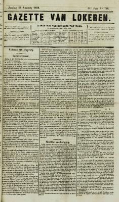 Gazette van Lokeren 22/08/1858