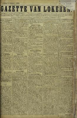 Gazette van Lokeren 05/01/1890