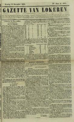 Gazette van Lokeren 11/12/1864