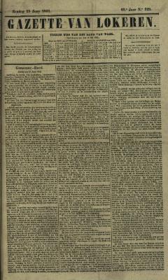 Gazette van Lokeren 29/06/1862