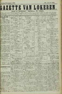 Gazette van Lokeren 20/08/1905