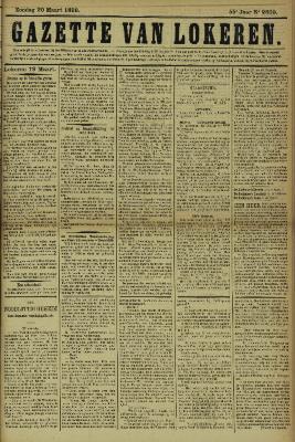 Gazette van Lokeren 20/03/1898