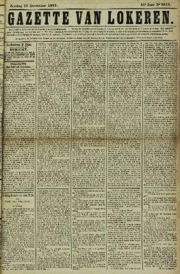 Gazette van Lokeren 10/12/1893