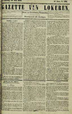 Gazette van Lokeren 16/07/1848