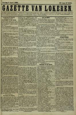 Gazette van Lokeren 09/04/1882