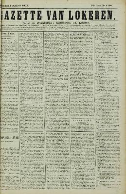 Gazette van Lokeren 08/10/1905
