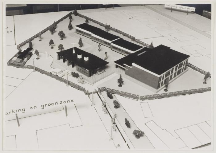 Gemeenteschool Eerste steenlegging 1973