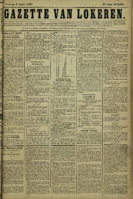 Gazette van Lokeren 06/04/1890