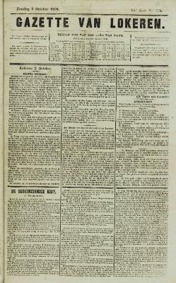 Gazette van Lokeren 03/10/1858