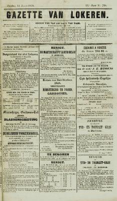 Gazette van Lokeren 13/06/1858