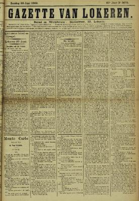 Gazette van Lokeren 28/06/1903