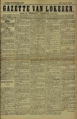 Gazette van Lokeren 12/12/1909
