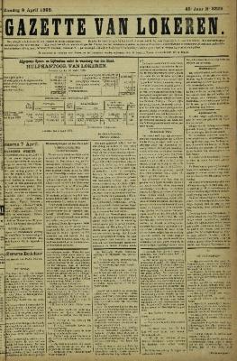 Gazette van Lokeren 08/04/1888