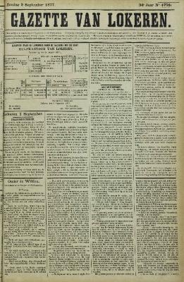 Gazette van Lokeren 02/09/1877