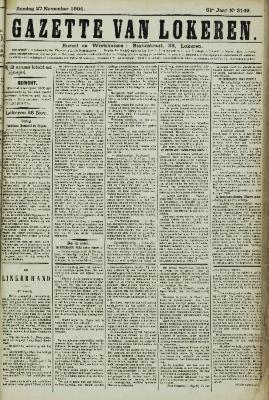 Gazette van Lokeren 27/11/1904