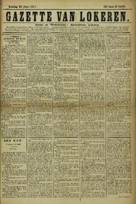 Gazette van Lokeren 25/06/1911