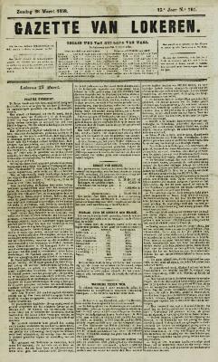 Gazette van Lokeren 28/03/1858