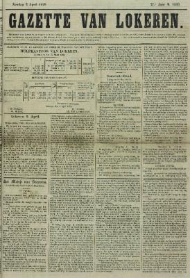 Gazette van Lokeren 03/04/1870