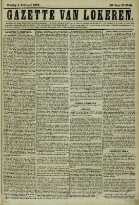 Gazette van Lokeren 05/02/1882