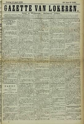 Gazette van Lokeren 19/04/1908