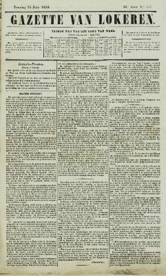 Gazette van Lokeren 31/07/1859