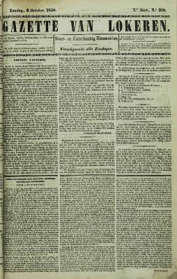 Gazette van Lokeren 06/10/1850