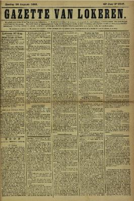 Gazette van Lokeren 28/08/1892