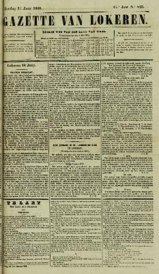 Gazette van Lokeren 17/06/1860
