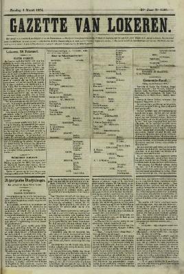 Gazette van Lokeren 01/03/1874