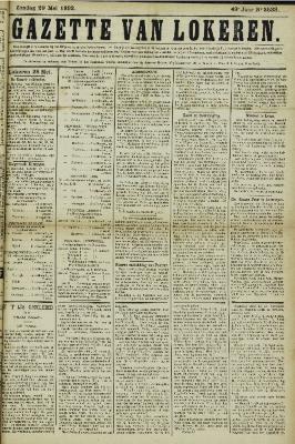Gazette van Lokeren 29/05/1892