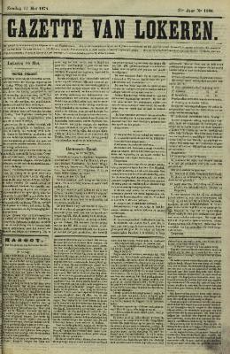 Gazette van Lokeren 17/05/1874