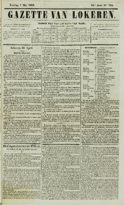 Gazette van Lokeren 01/05/1859