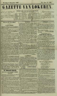Gazette van Lokeren 01/12/1861