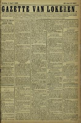 Gazette van Lokeren 01/04/1888