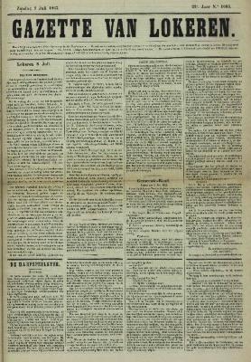 Gazette van Lokeren 09/07/1865