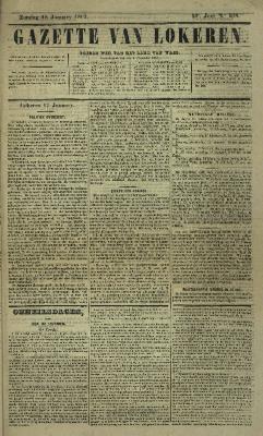 Gazette van Lokeren 18/01/1863