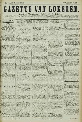 Gazette van Lokeren 16/10/1904