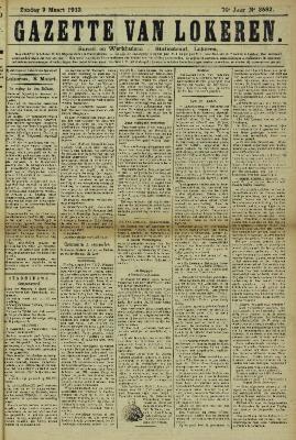 Gazette van Lokeren 09/03/1913