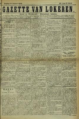 Gazette van Lokeren 19/01/1908