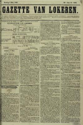 Gazette van Lokeren 03/05/1868