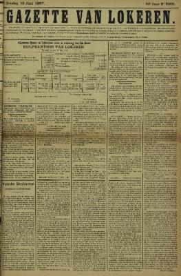 Gazette van Lokeren 12/06/1887